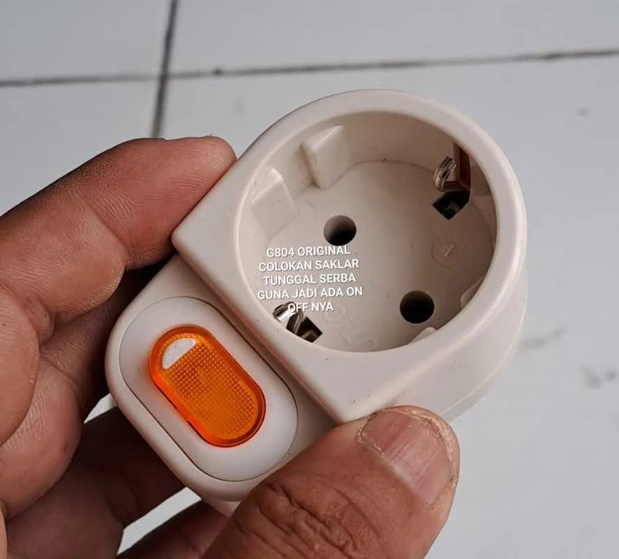 Jual G804 Original Colokan Saklar Tunggal Serba Guna On Off Socket