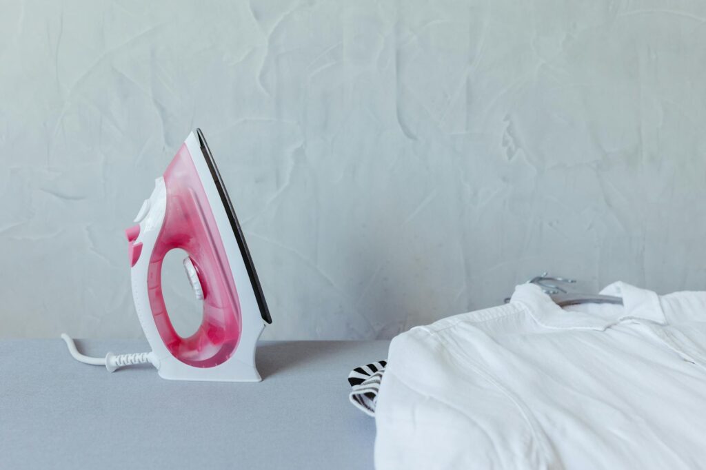 burnt clothes on electric iron